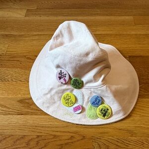 JUICY Reversible Pink/Green Hat with Pins